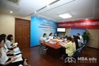 北京航空航天大学MBA教育中心副主任梁娜老师一行访问社科赛斯教育集团暨中国MBA教育网