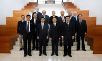 天津大学校长钟登华会见天津大学管理与经济学科国际顾问委员会委员