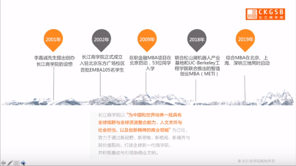 欢迎报考长江商学院MBA|关注2021华长江MBA项目动态