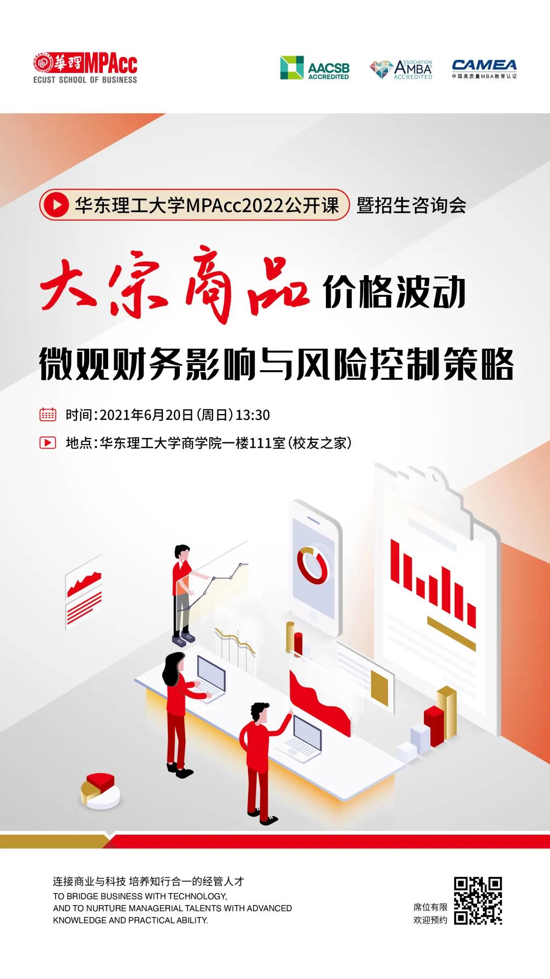 提前剧透︱华东理工MPAcc公开课（线下场）：大宗商品价格震荡、微观财务影响与风险控制策略