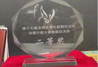 贸大MBA代表队获第十七届全国大学生数智化企业经营沙盘赛二等奖