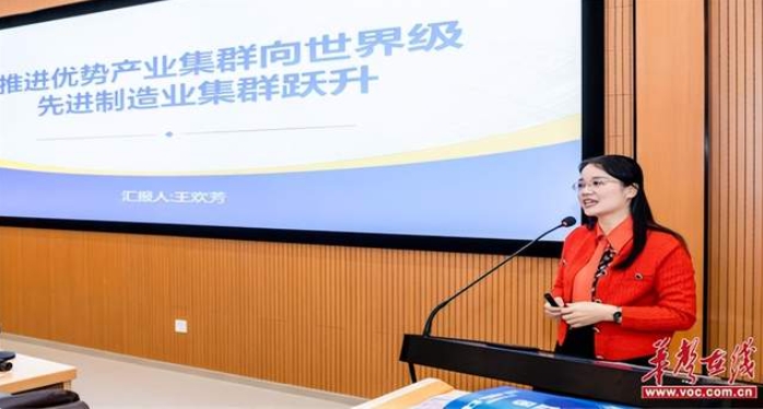 湖南工业大学商学院院长王欢芳：推进优势产业集群向世界级先进制造业集群跃升