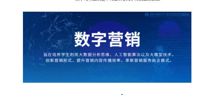 上外MBA专业方向解读 | 数字营销：创新智能营销，赋能科技驱动的商业未来