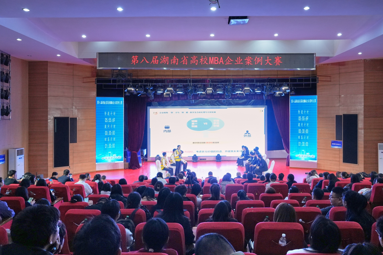 第八届湖南省高校MBA企业案例大赛在湖南工业大学圆满举行