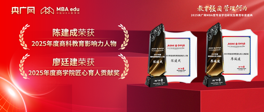 喜讯丨北京林业大学MBA两导师喜获重量级奖项