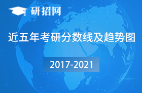 近五年（2017-2021）考研分数线及趋势图